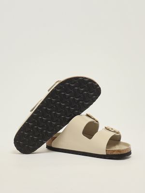 4. Sandalo donna Arizona Big Buckle in pelle Ostrica