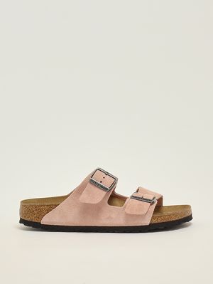 1. Arizona Damensandale aus Wildleder Rosa