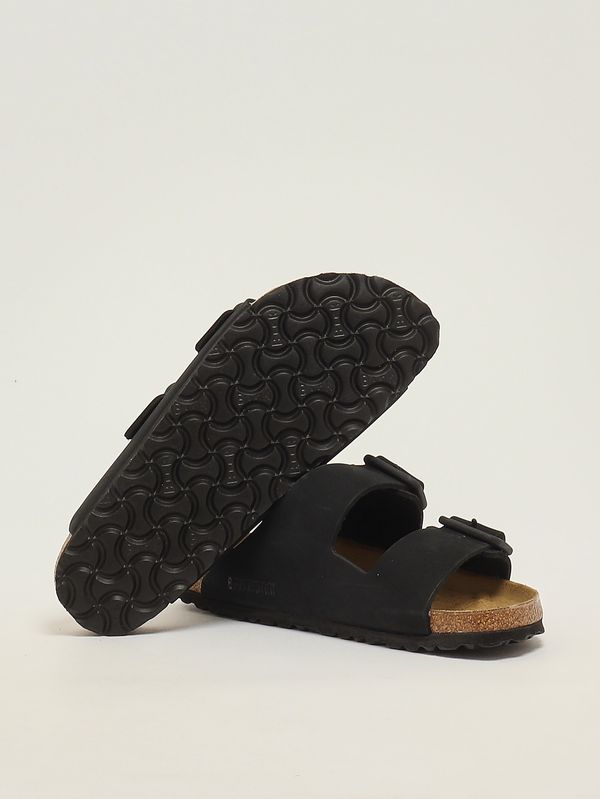 4. Sandalia Arizona para hombre en piel de ante. Negro Birkenstock 1031771