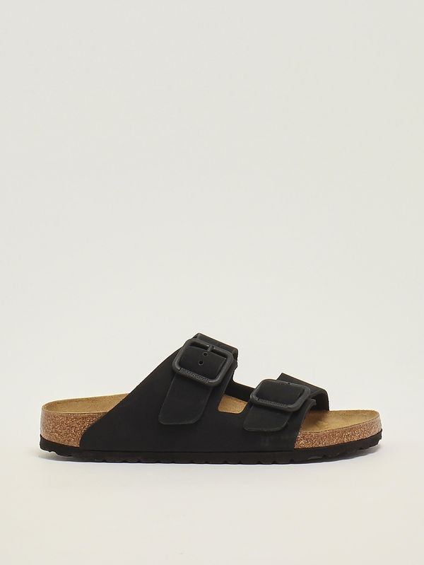1. Sandalia Arizona para hombre en piel de ante. Negro Birkenstock 1031771