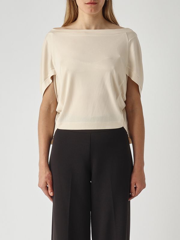 Women's jersey blouse Cream Nenette