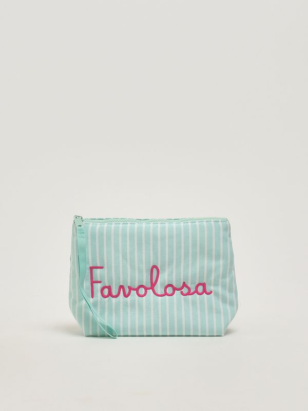 1. Pochette donna Aline in misto cotone Favolosa 56 Emb MC2 Saint Barth ali0046