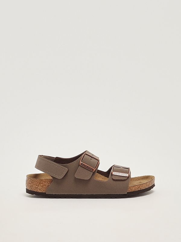 Kindersandale Milano HL aus Birkibuc Moka Birkenstock