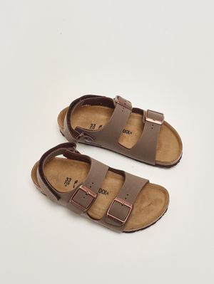 2. Kindersandale Milano HL aus Birkibuc Moka
