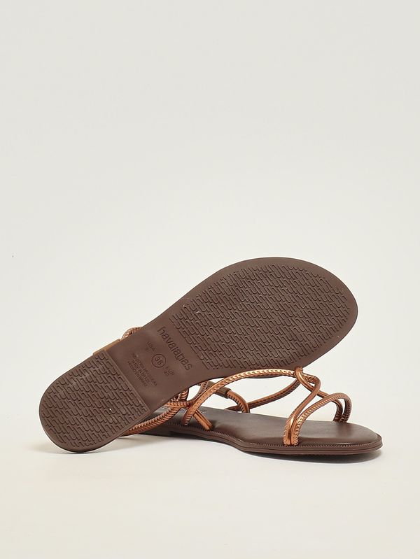 4. Sandalo donna Una Manga in gomma Marrone Scuro Havaianas 4149609