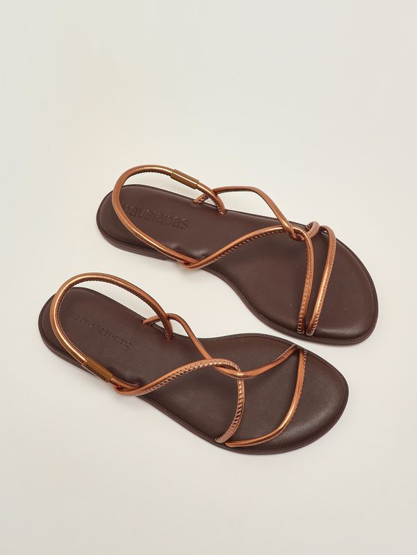 2. Sandalo donna Una Manga in gomma Marrone Scuro Havaianas 4149609