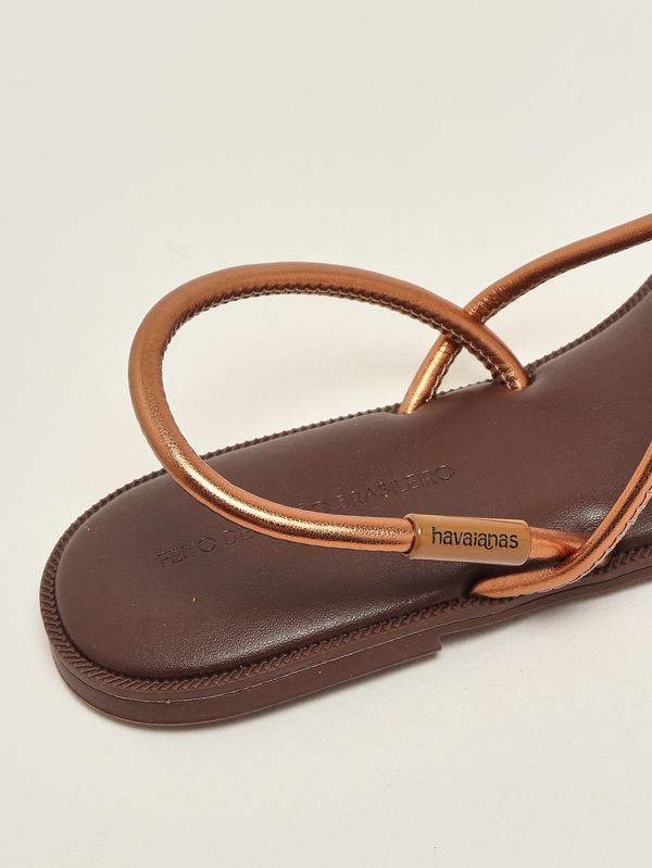 3. Sandalo donna Una Manga in gomma Marrone Scuro Havaianas 4149609