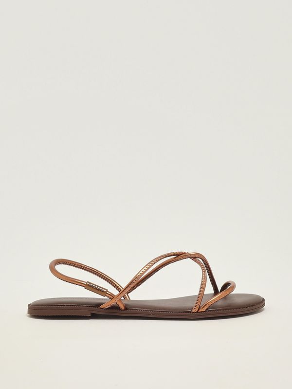 Sandalo donna Una Manga in gomma Marrone Scuro Havaianas