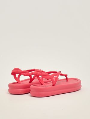 3. Damen-Sandalen Luna Puffed Up aus Gummi Koralle