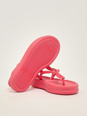 4. Damen-Sandalen Luna Puffed Up aus Gummi Koralle