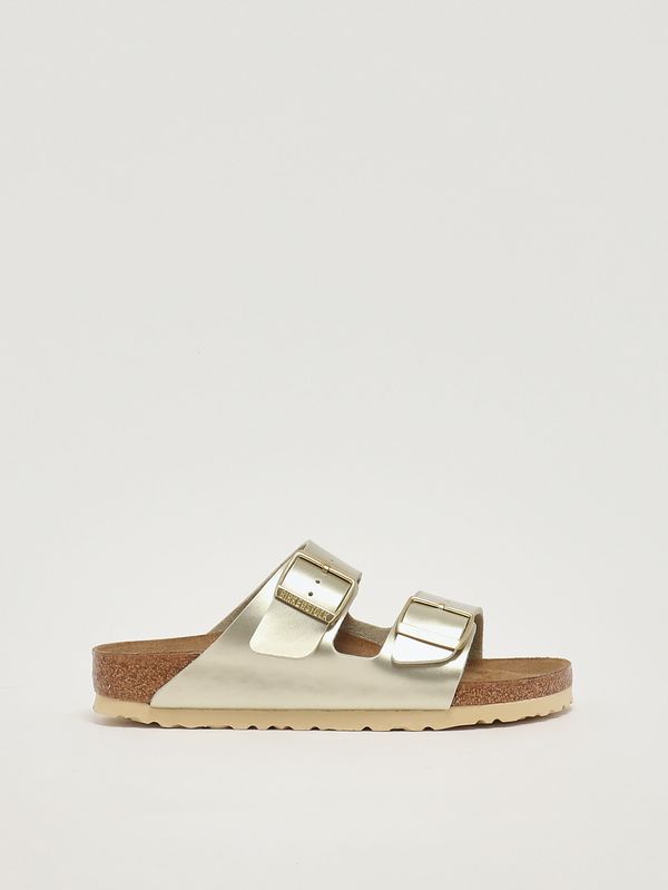 1. Arizona-Sandale für Mädchen aus Birko-Flor Gold Birkenstock 1014841