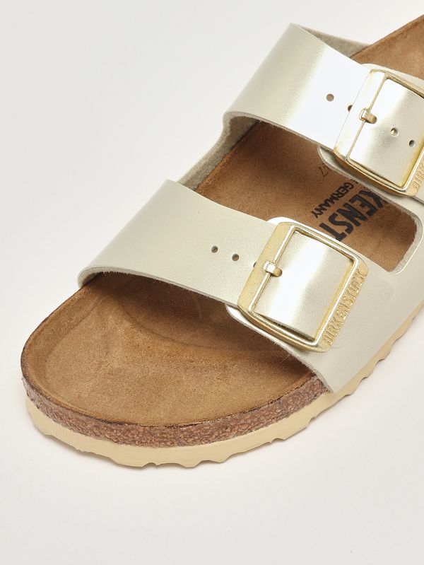 5. Arizona-Sandale für Mädchen aus Birko-Flor Gold Birkenstock 1014841