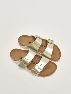 2. Arizona-Sandale für Mädchen aus Birko-Flor Gold