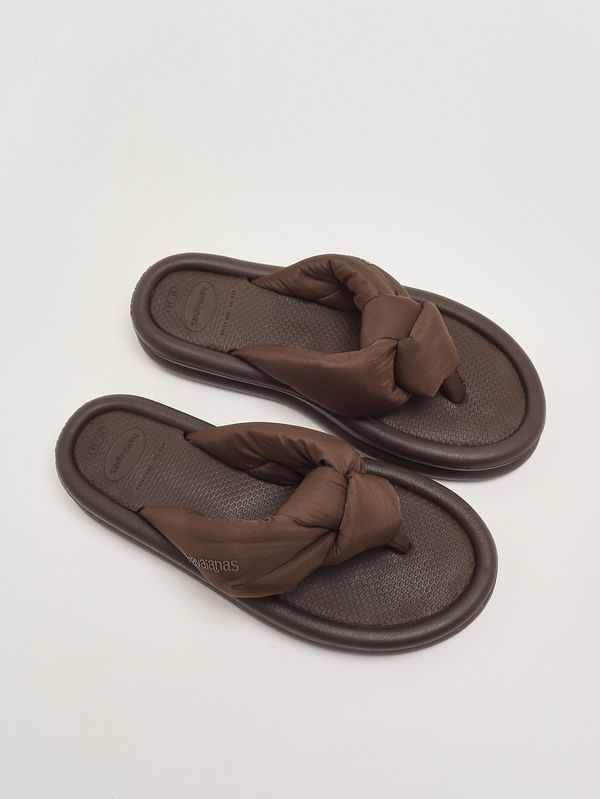 2. Sandalia de mujer Over Puffed Up de goma Marrón Oscuro Havaianas 4150281