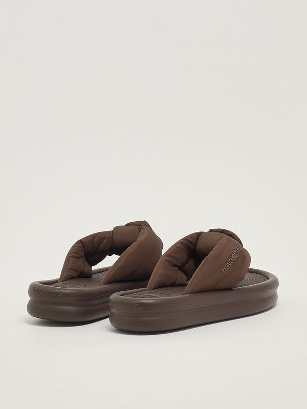 3. Sandalia de mujer Over Puffed Up de goma Marrón Oscuro Havaianas 4150281