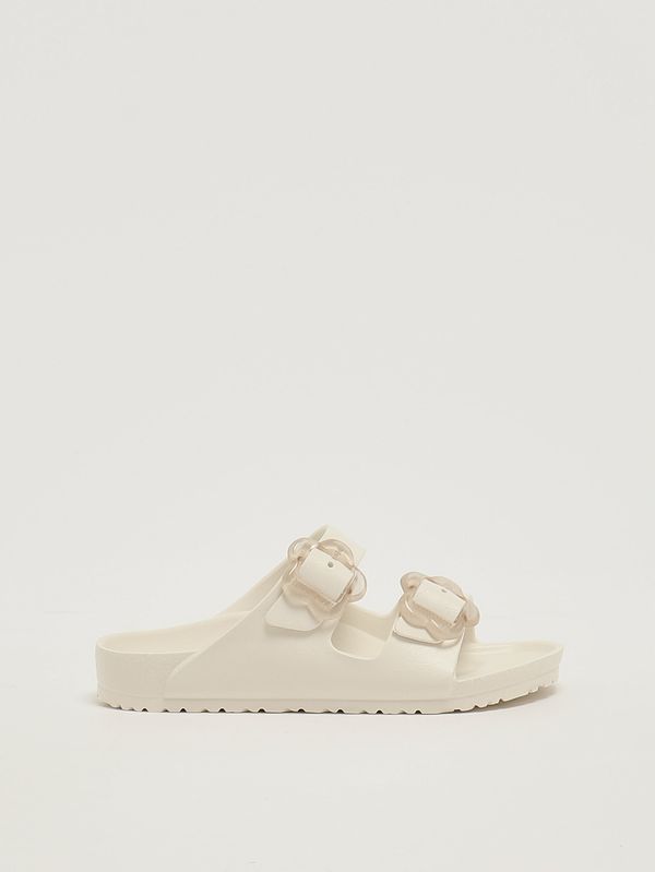 Arizona Kindersandale aus EVA-Gummi Elfenbein Birkenstock