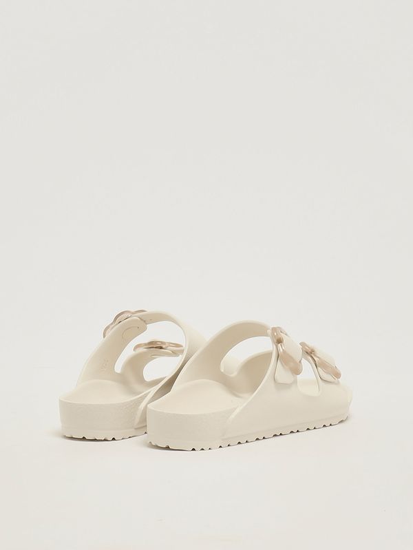 3. Sandalo bambina Arizona in gomma Eva Avorio Birkenstock 1031291