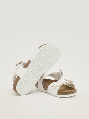 4. Mädchen-Sandale Rio Birko-Flor Weiß
