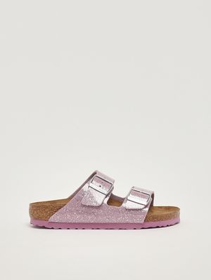 1. Arizona-Sandale für Mädchen aus Birko-Flor Lavendel