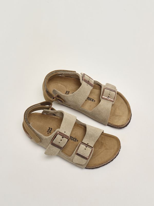 2. Sandale enfant Milano en daim Taupe Birkenstock 1029471