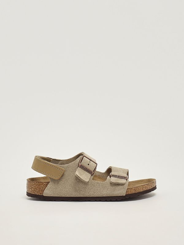 1. Sandale enfant Milano en daim Taupe Birkenstock 1029471