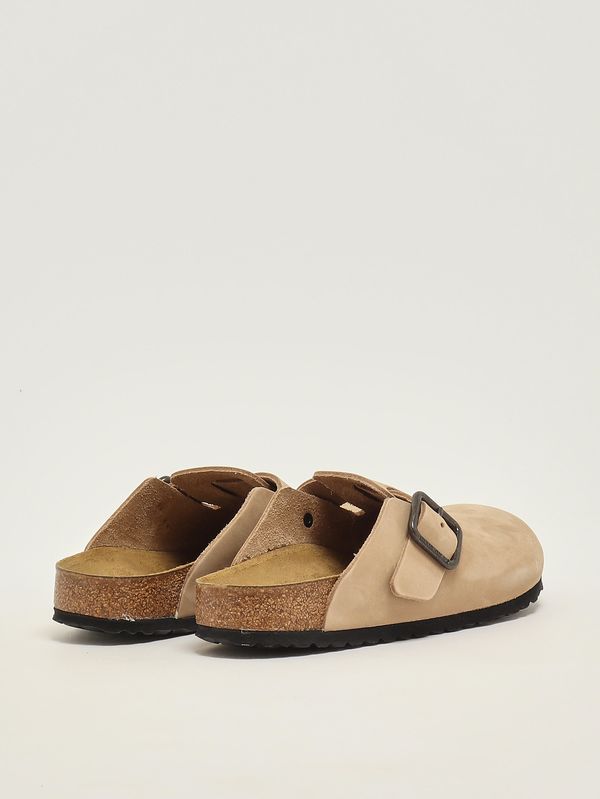 3. Boston nubuck leather clogs Light Beige Birkenstock 1031573