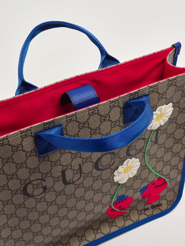 4. Tasche für Mädchen aus GG Supreme-Gewebe Beige Gucci 859795fafqf