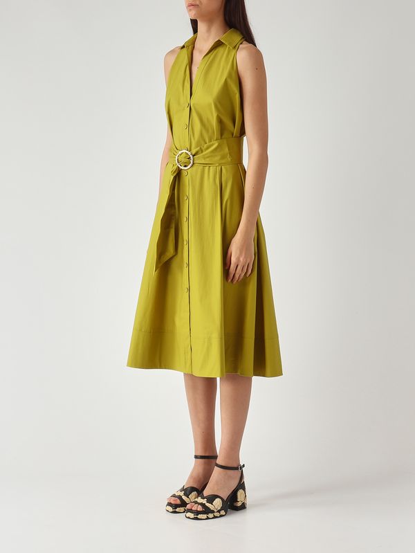 3. Damenkleid aus Stretch-Baumwolle Avocadoöl Twinset 261tt2223