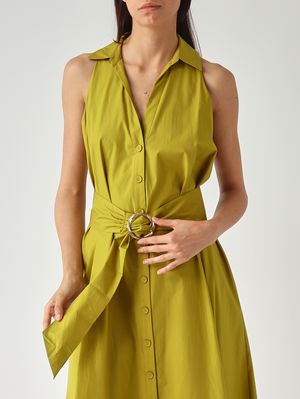 5. Damenkleid aus Stretch-Baumwolle Avocadoöl