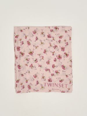 1. Women's wool-blend stole Peach
