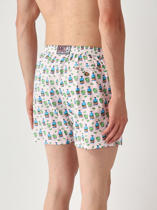 2. Bañador para hombre con micropatrón Portofino MC2 Saint Barth lig0003