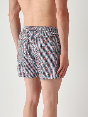 2. Herrenbadehose mit Mikro-Muster Spritz