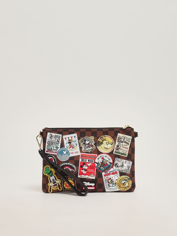 3. Faux leather clutch for boys Black-Brown Sprayground 910b8934nsz