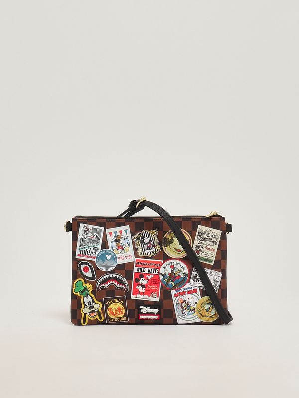 4. Faux leather clutch for boys Black-Brown Sprayground 910b8934nsz