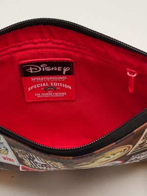 5. Faux leather clutch for boys Black-Brown