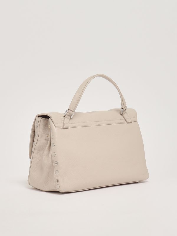 2. Damenhandtasche Postina Daily S aus genarbtem Leder White Carnaroli Zanellato 0680100040000 s