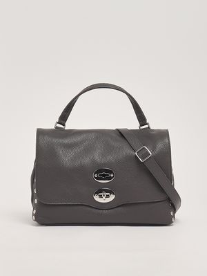 3. Sac Postina Daily S en cuir grainé pour femme Grey Vulcano