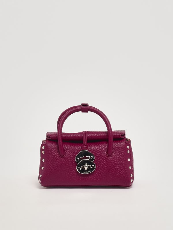 Damenhandtasche Dotta Centauro Baby aus genarbtem Leder Pink Damasco Zanellato