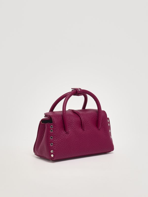 2. Damenhandtasche Dotta Centauro Baby aus genarbtem Leder Pink Damasco Zanellato 0687501120000 b