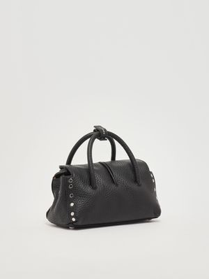 2. Damenhandtasche Dotta Centauro Baby aus genarbtem Leder Schwarz
