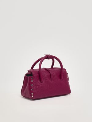 2. Damenhandtasche Dotta Centauro Baby aus genarbtem Leder Pink Damasco