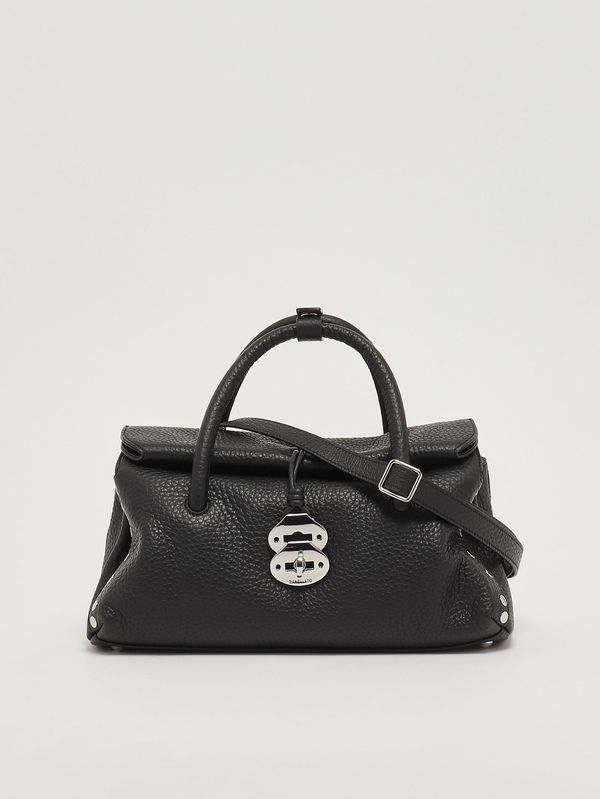 3. Damenhandtasche Dotta Centauro S aus genarbtem Leder Schwarz Zanellato 0687501120000 s