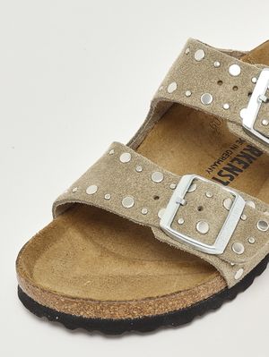 5. Sandalia para mujer Arizona Rivet de ante Topo