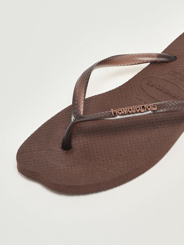 5. Infradito donna Slim Split in gomma EVA Marrone Scuro Havaianas 4150398