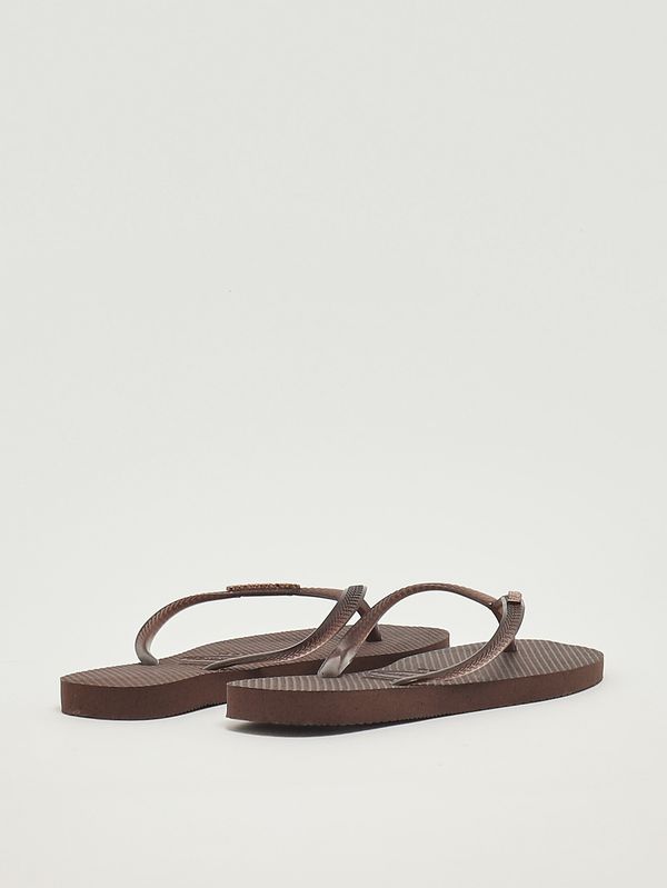 3. Infradito donna Slim Split in gomma EVA Marrone Scuro Havaianas 4150398