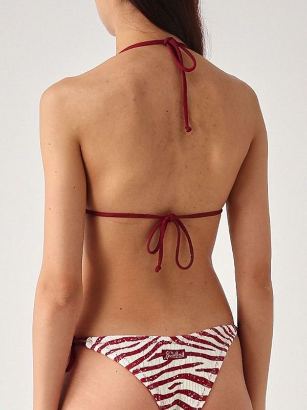 3. Traje de baño para mujer Leah WP de tejido elástico Crinkle Zebra Color 1045 MC2 Saint Barth leh00010