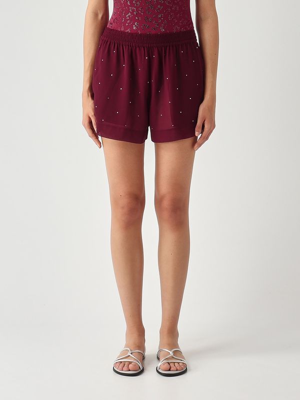 1. Short Meave pour femme en georgette Framboise MC2 Saint Barth mea002