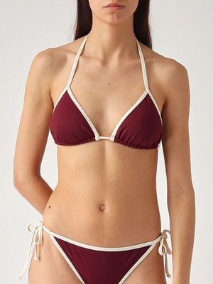 1. Top para mujer Leah String de tejido elástico 4510
