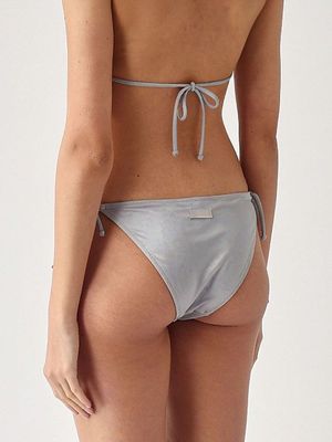 2. Braguita de bikini para mujer Virgo con strass Gris