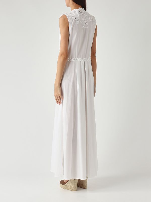 4. Abito donna in cotone stretch Bianco Ermanno Scervino d484q301qdv
